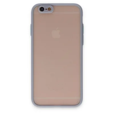 BUĞZ İphone 6 Kılıf Montreal Silikon Kapak - Gri