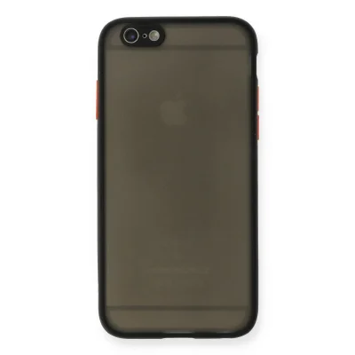 BUĞZ İphone 6 Kılıf Montreal Silikon Kapak - Siyah