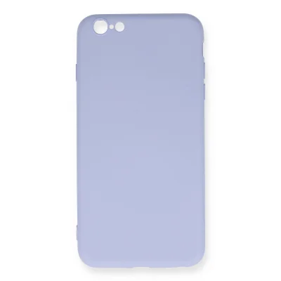 BUĞZ İphone 6 Plus Kılıf Nano İçi Kadife Silikon - Lila