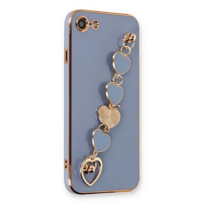 BUĞZ İphone 7 Kılıf Esila Silikon - Gri