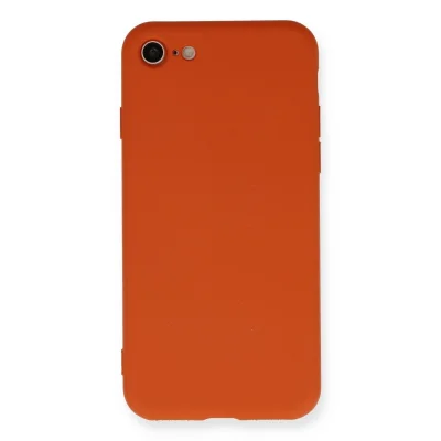 BUĞZ İphone 7 Kılıf Nano İçi Kadife Silikon - Kırmızı