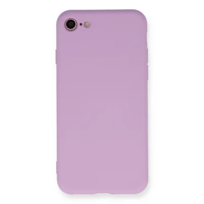 BUĞZ İphone 7 Kılıf Nano İçi Kadife Silikon - Lila