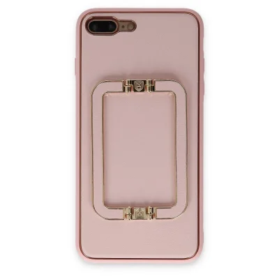 BUĞZ İphone 7 Plus Kılıf Coco Elit Kapak - Pembe