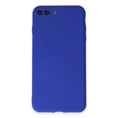 BUĞZ İphone 7 Plus Kılıf First Silikon - Koyu Mavi