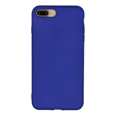 BUĞZ İphone 7 Plus Kılıf Nano İçi Kadife Silikon - Lacivert