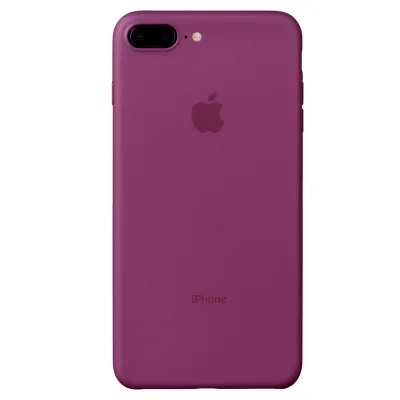 BUĞZ İphone 8 Plus Kılıf Pp Ultra İnce Kapak - Pembe
