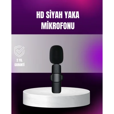 BUĞZ iPhone Uyumlu Çift Mikrofonlu Kablosuz Yaka Seti Profesyonel Ses