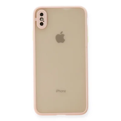BUĞZ İphone X Kılıf Montreal Silikon Kapak - Pembe