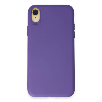 BUĞZ İphone Xr Kılıf First Silikon - Mor