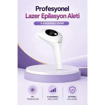 BUĞZ IPL Lazer Epilasyon Aleti 5 Kademeli Güç Ayarlı