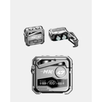 BUĞZ IPX5 Su Geçirmez Kablosuz Bluetooth Kulaklık – Powerbank Şarj Kutulu, Düşük Gecikmeli Oyun Modu - Lisinya