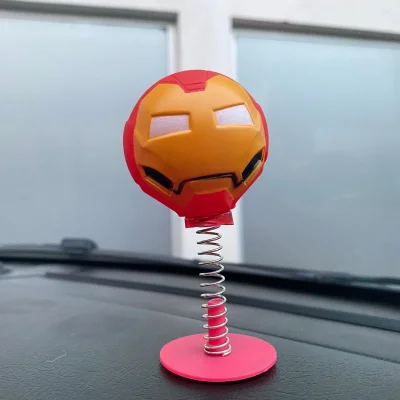 BUĞZ Iron Man Sallanan Kafa Zıp Zıp Marvel Lisanslı