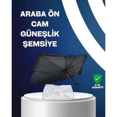  Isı ve UV Engelleyici Güneşlik – 360° Bükülebilir Şemsiye Sapı ile Konfor