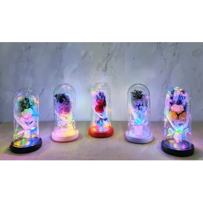 BUĞZ Işıklı Müzikli Romantik Gül Buketi