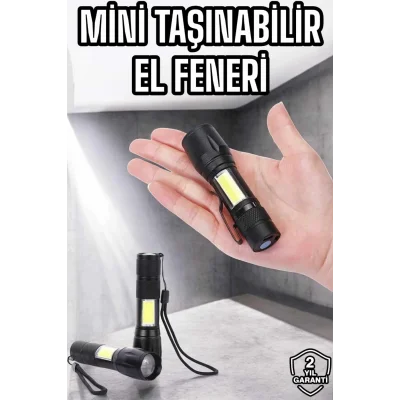 BUĞZ Işıldak El Feneri Kamp Lambası Mini Taşınabilir Acil Durum Lambası Fener Led Işık