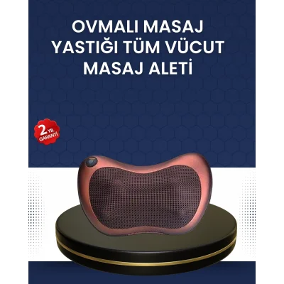 BUĞZ Isıtma Özellikli Derin Yoğurma Masaj Yastığı Priz & Çakmak Girişli