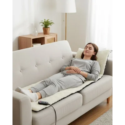 BUĞZ Isıtmalı Titreşimli Masaj Yatağı Tüm Vücut Rahatlatıcı Sistem