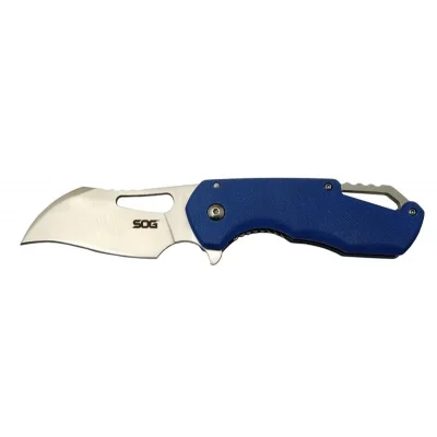 BUĞZ İsonzo 1396bl Mavi Kamp Çakı 18cm - Yarı Otomatik, Kemerlikli, Kutulu