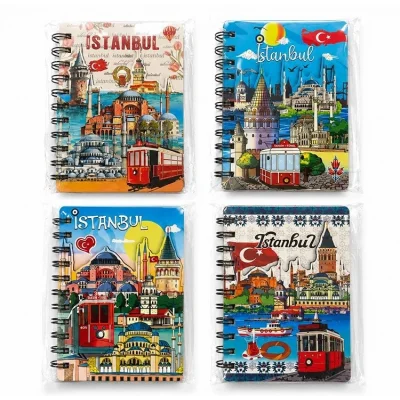 BUĞZ İstanbul Temalı Kabartmalı Defter Alk5823