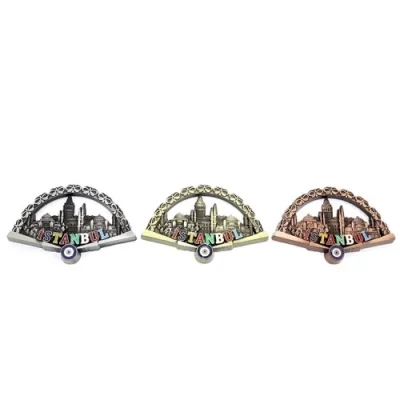  İstanbul Temalı Metal Magnet Model 2