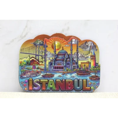 BUĞZ İstanbul Temalı Silikon Buzdolapı Süsü Magnet Alk5376
