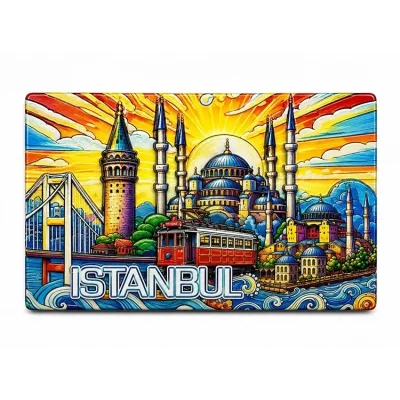 BUĞZ İstanbul Temalı Silikon Buzdolapı Süsü Magnet Alk5377