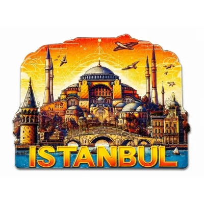 BUĞZ İstanbul Temalı Silikon Buzdolapı Süsü Magnet Alk5378