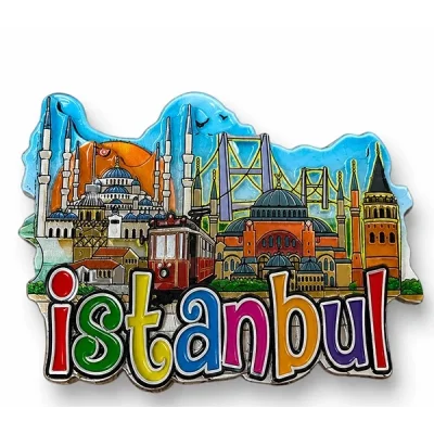 BUĞZ İstanbul Temalı Silikon Buzdolapı Süsü Magnet Alk5944