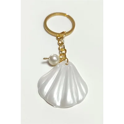  İstiridye İnci Anahtarlık