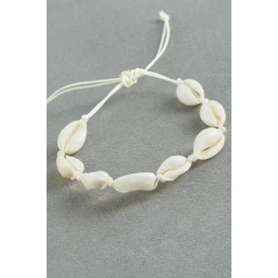 BUĞZ İstiridye Makrome İp Bileklik