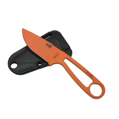 BUĞZ İzula Esee 51455org Turuncu Kamp Bıçağı 16 Cm - Komple Metal, Plastik Kılıflı