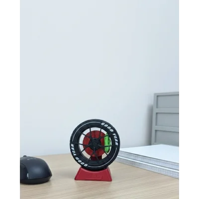 BUĞZ Jant Tasarımlı Masa Üstü Ofis Dekoru Spor Tasarım Aksesuar