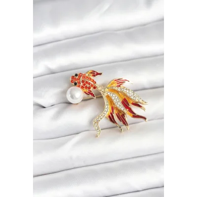 BUĞZ Japon Balığı Model Broş