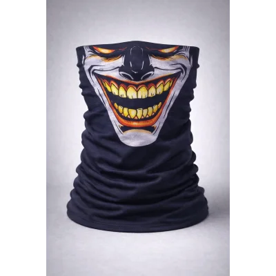 BUĞZ Joker Gülüşlü Baf Maske – Çok Amaçlı Boyunluk Bandana 3 No - Lisinya