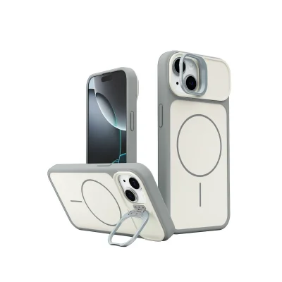 BUĞZ Joko  İphone 14 Pale Magsafe Standlı Kapak - Beyaz