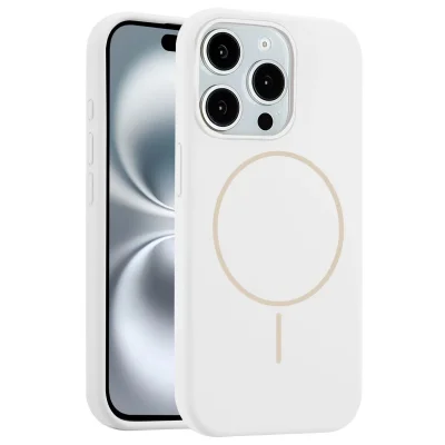 BUĞZ Joko  İphone 14 Pro Max Kılıf Jully Magsafe Kapak - Beyaz