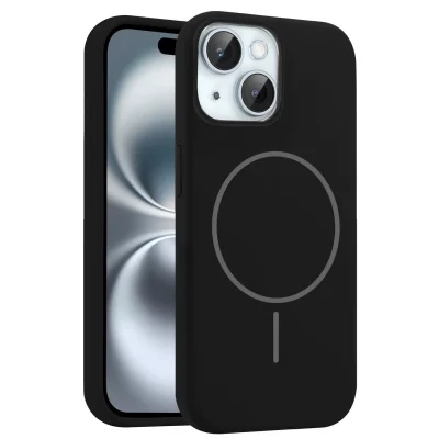 BUĞZ Joko  İphone 15 Kılıf Jully Magsafe Kapak - Siyah