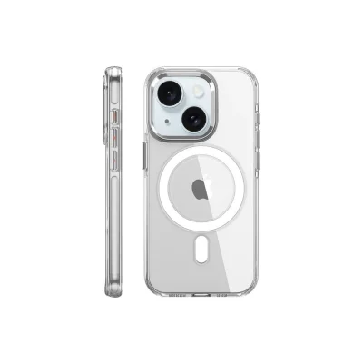 BUĞZ Joko İphone 15 Pro Kılıf Crystal Magsafe Kapak - Şeffaf