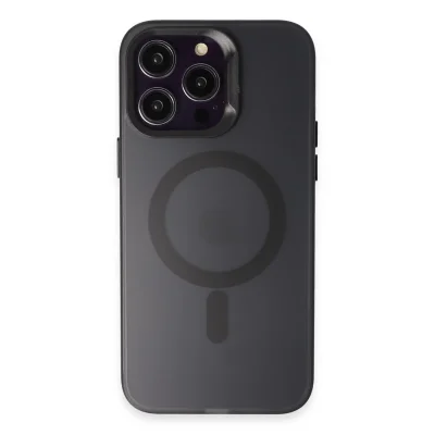 BUĞZ Joko İphone 15 Pro Kılıf Mateks Magsafe Kapak - Siyah