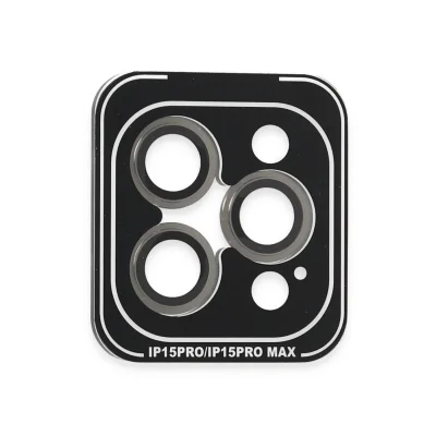 BUĞZ Joko İphone 15 Pro Max Pvd Metal Kamera Lens - Gri