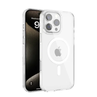BUĞZ Joko İphone 16 Pro Max Gleam Pc Sert Magsafe Kılıf - Şeffaf