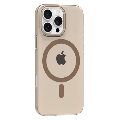 BUĞZ Joko  İphone 16 Pro Max Pc Blank Magsafe Kapak - Çöl Titanyum