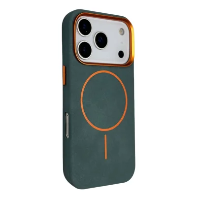 BUĞZ Joko  İphone 17 Pro Max Luno Deri Magsafe Kapak - Yeşil
