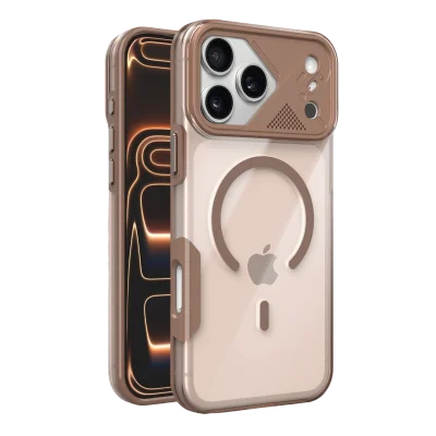 BUĞZ Joko  İphone 17 Pro Max Zinko Magsafe Kapak - Çöl Titanyum
