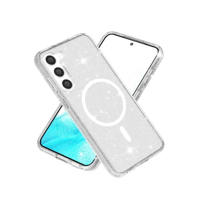 BUĞZ Joko Samsung Galaxy S23 Kılıf  Magsafe Kapak - Şeffaf