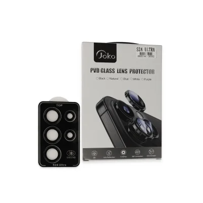 BUĞZ Joko Samsung Galaxy S24 Ultra Pvd Metal Kamera Lens - Siyah