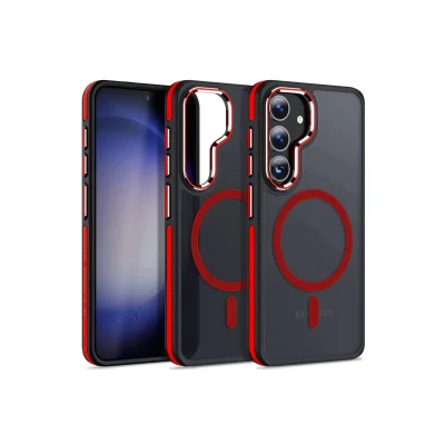 BUĞZ Joko Samsung Galaxy S24 Winner Magsafe Kapak - Kırmızı