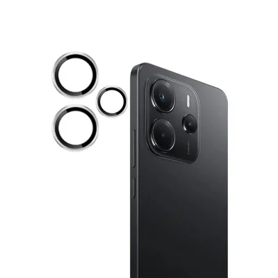 BUĞZ Joko Xiaomi Redmi Note 14 4g Pvd Metal Kamera Lens - Gümüş