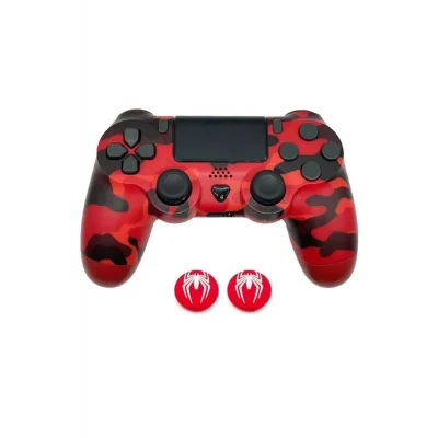 BUĞZ Joystick Bluetooth bağlantılı kırmızı renk Playstation 4 uyumlu hızlı şarj destekli