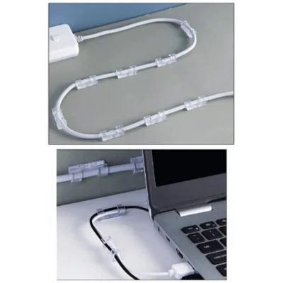 BUĞZ Kablo Sabitleyici Klipsler 20 Adet Kablo Düzenleyici Duvar Fayans Cam Kablo Tutucu Yapışkanlı Klips